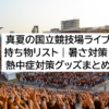 真夏の国立競技場ライブ持ち物リスト｜暑さ対策・熱中症対策グッズまとめ